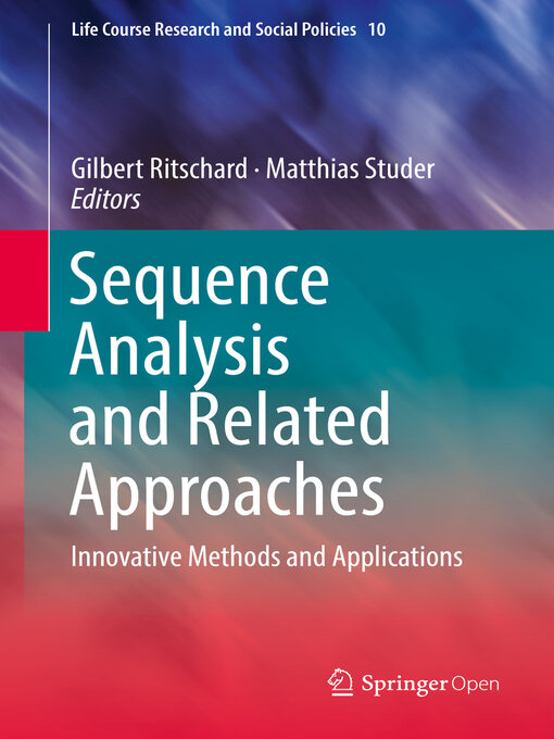 Title details for Sequence Analysis and Related Approaches by Gilbert Ritschard - Wait list